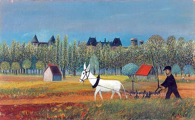 peasant working in a field Russian Oil Paintings